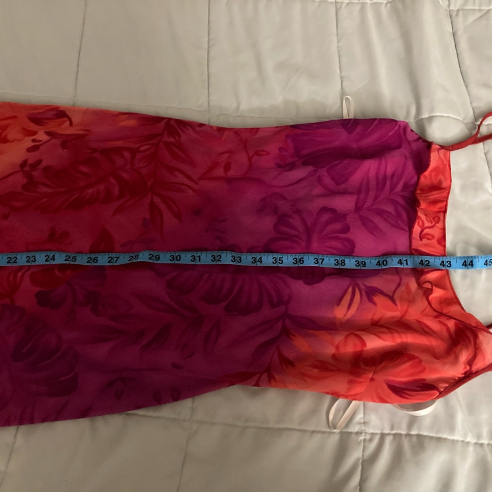 Vintage Arden B Dress Bright Floral Red Pink, Purple &OrangeMulticolored Style - Picture 10 of 12